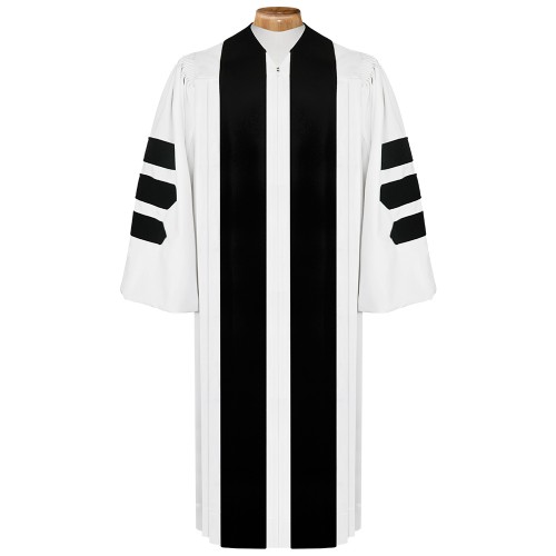 Deluxe White Clergy Robe