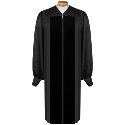 Black Clergy Robe