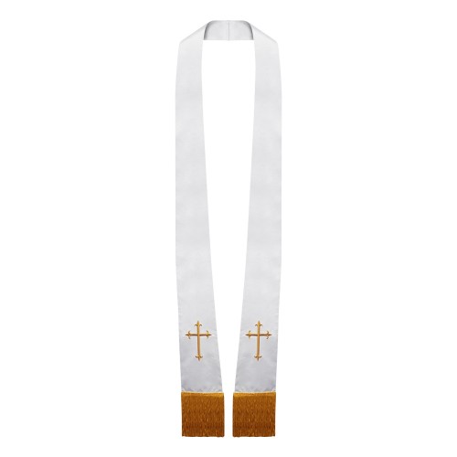 White Satin Pulpit Stole