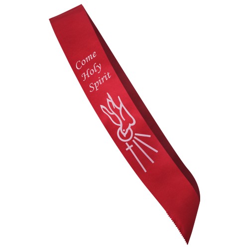  ‘Come Holy Spirit And Dove’ Confirmation Sash