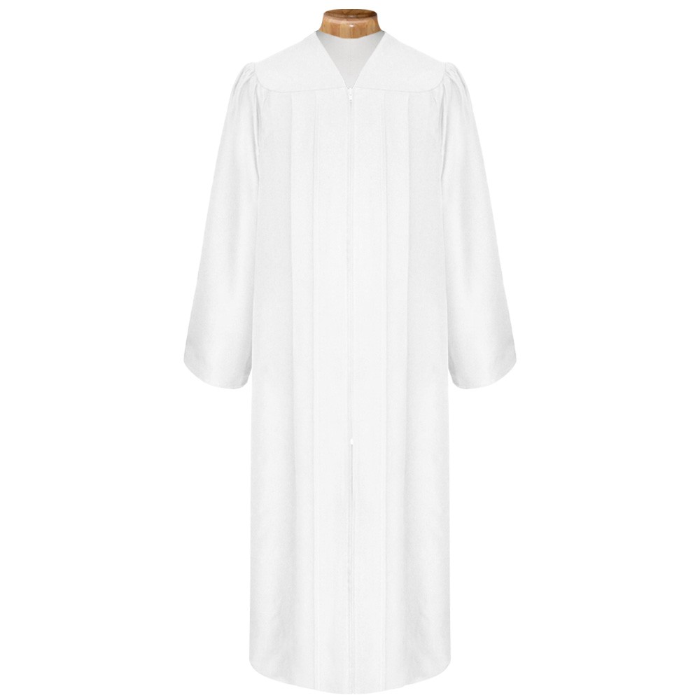 Matte White Choir Robe