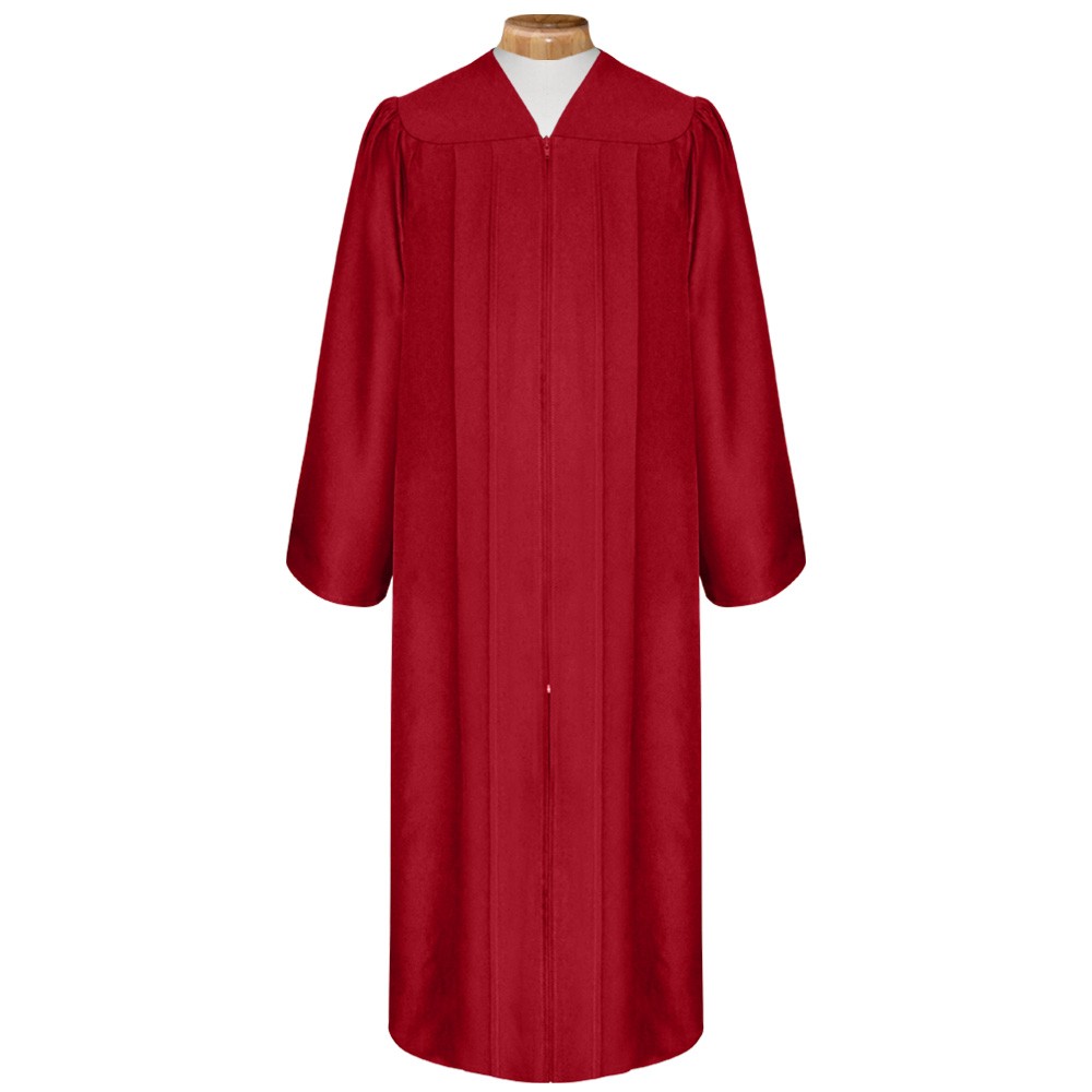 Matte Red Choir Robe