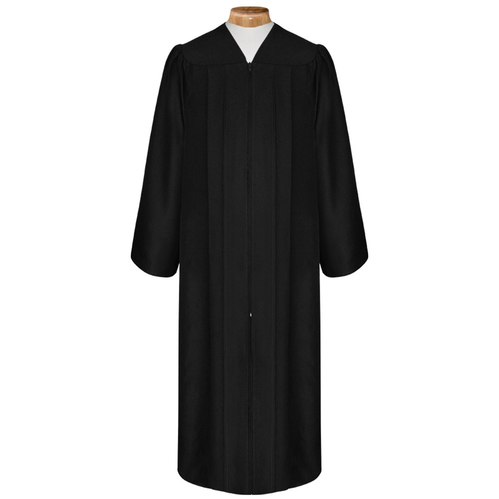Matte Black Choir Robe