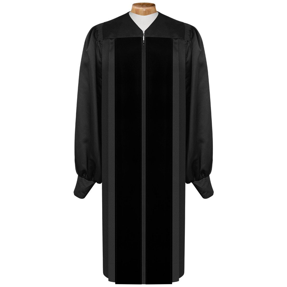 Black Clergy Robe