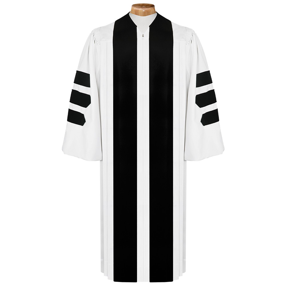 Deluxe White Pulpit Robe
