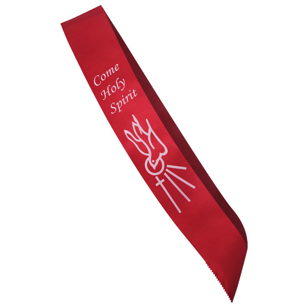  ‘Come Holy Spirit And Dove’ Confirmation Sash